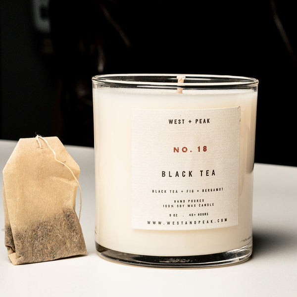 Black Tea - 9 oz Glass Candle