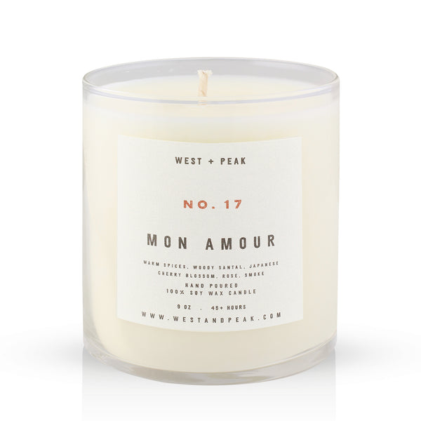 Mon Amour - 9oz Glass Candle