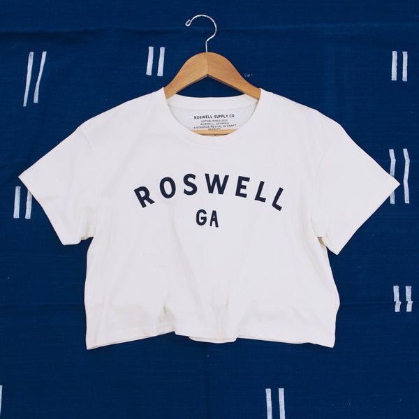 Roswell Crop Tee - Natural